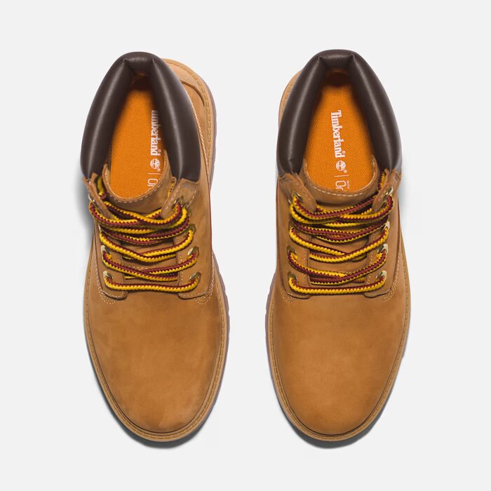 Timberland stone street 6 inch lace up waterproof boot wheat full giallo - immagine 2