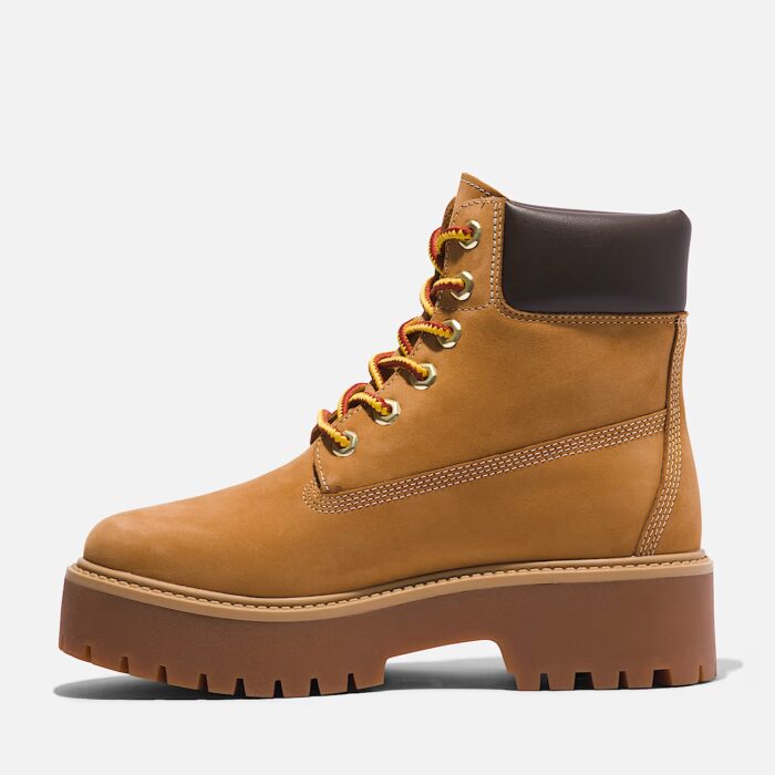 Timberland stone street 6 inch lace up waterproof boot wheat full giallo - immagine 6