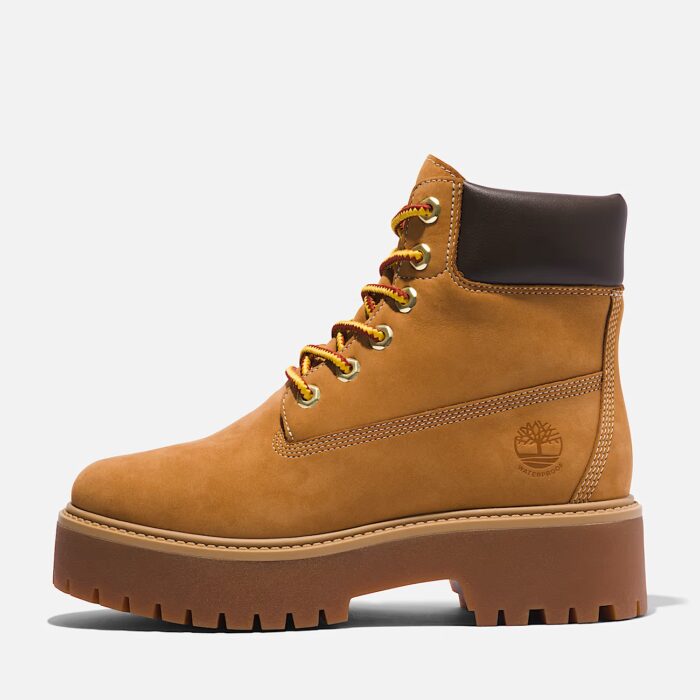 Timberland stone street 6 inch lace up waterproof boot wheat full giallo - immagine 8