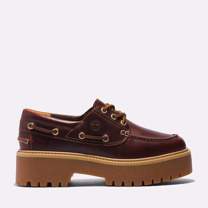 Timberland stone street boat shoe rootbeer