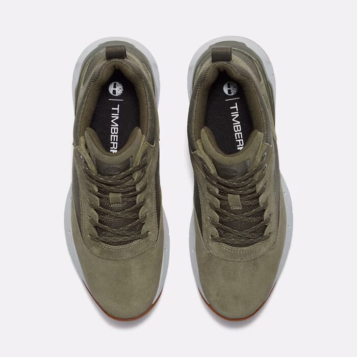 Timberland Sneaker Voyager Park Mid da Uomo in verde scuro - immagine 3