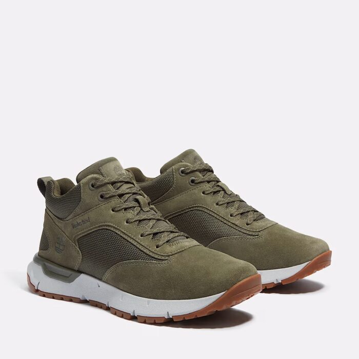 Timberland Sneaker Voyager Park Mid da Uomo in verde scuro - immagine 5