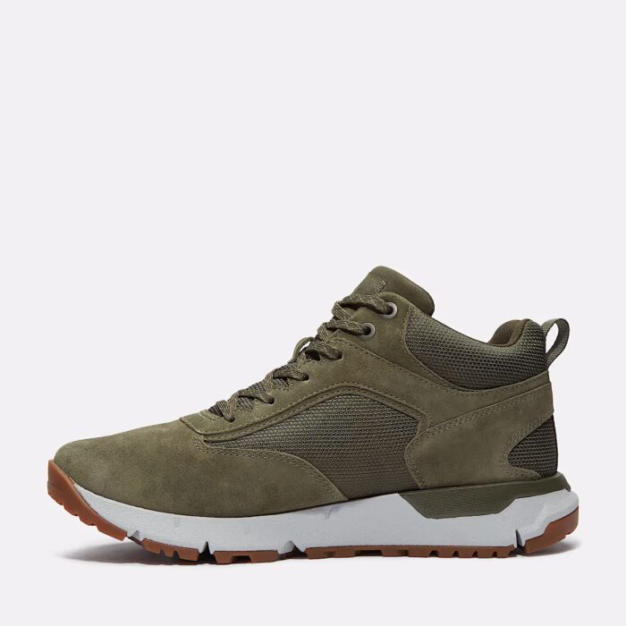 Timberland Sneaker Voyager Park Mid da Uomo in verde scuro - immagine 7