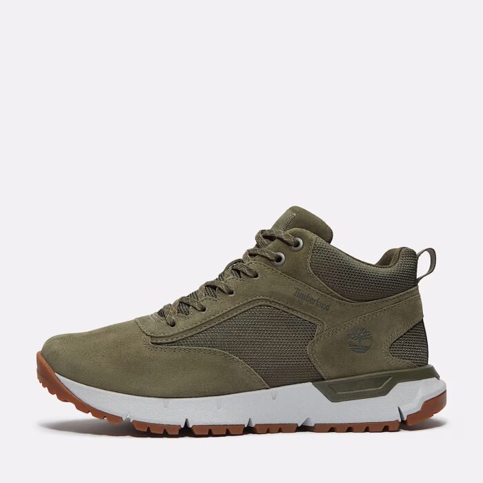 Timberland Sneaker Voyager Park Mid da Uomo in verde scuro - immagine 9