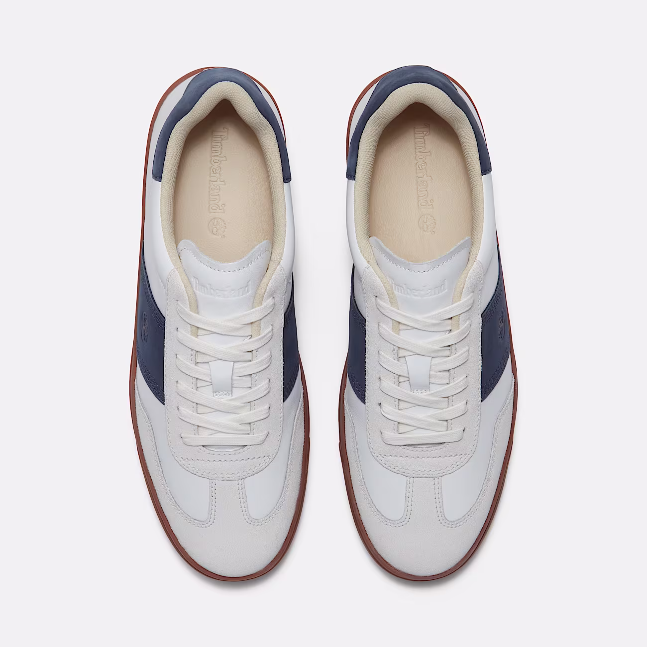 Sneaker Lisbon Street da Uomo in bianco/blu scuro . - immagine 2